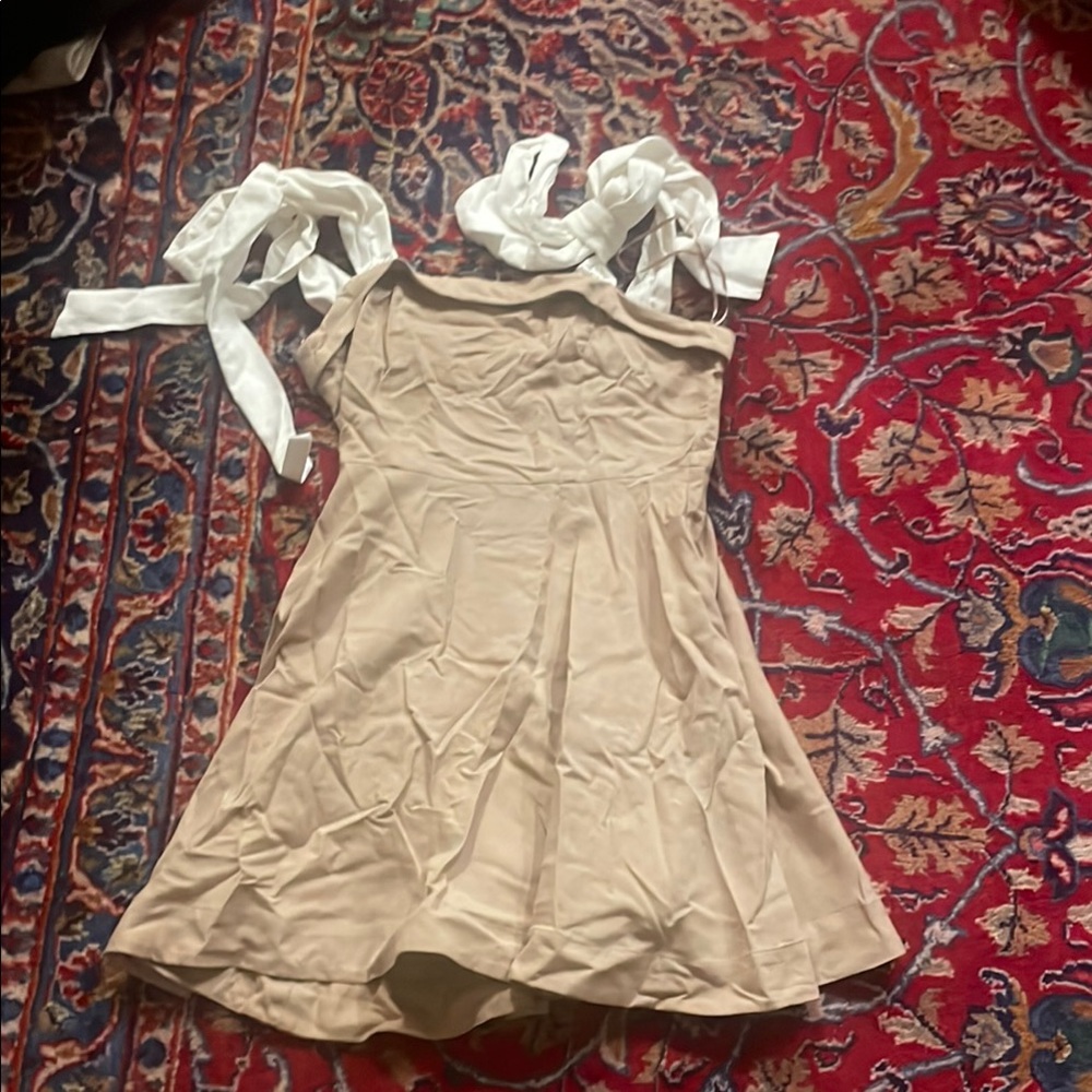Tie strap dress